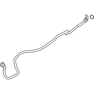 BMW 17-22-8-654-907 TRANSMISSION OIL COOLER LINE