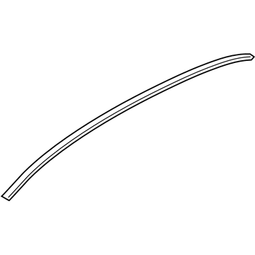 BMW 51-13-7-259-919 Roof Moulding Prime-Coated Left