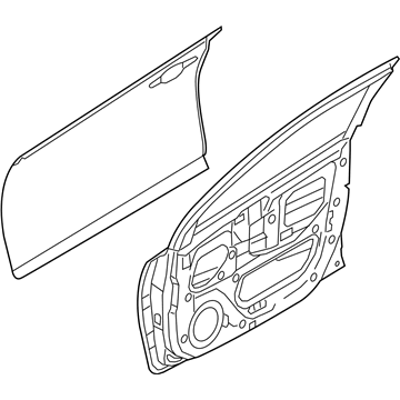 Hyundai 76003-J0000 Panel Assembly-Front Door, LH