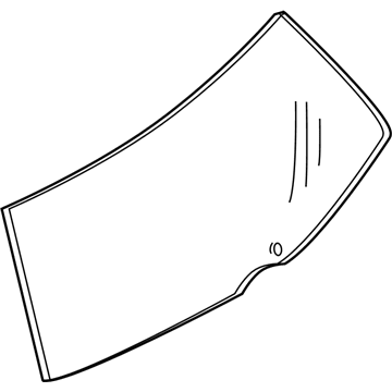 Nissan 90300-ZM00B Glass Back Door Window