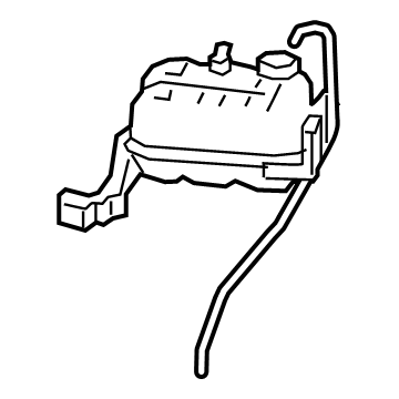 GM 84460126 Reservoir Tank Drain Hose