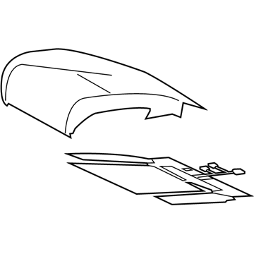Lexus 71071-50D51-A0 Front Seat Cover Sub-Assembly