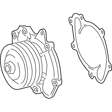 Mopar 68087367AB Water Pump