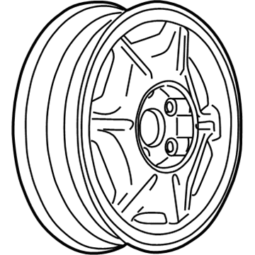 GM 9592587 Wheel Rim Assembly-16X6.5 *Chrome
