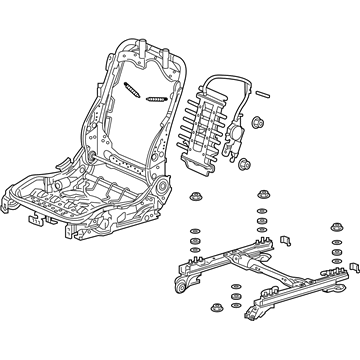 Acura 81126-TZ5-A02 Frame, Right Front Seat