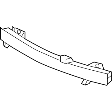 Acura 71530-TZ3-A00 Beam Complete, Rear Bumper