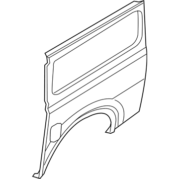 Nissan 76037-1PA0A Body-Side, Outer Rear LH