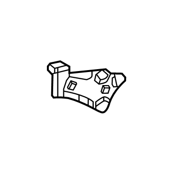 Toyota 52143-42040 BRACKET, FR BUMPER S