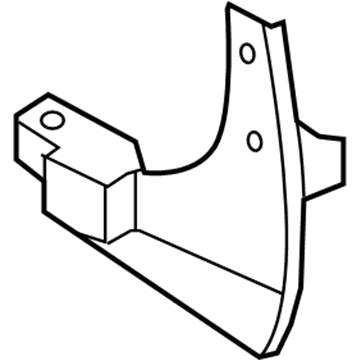 Nissan 63854-1AA0A Front Fender Mudguard Set, Right