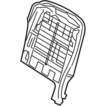 BMW 52-20-3-410-160 Imitation Leather Rear Panel With Pocket