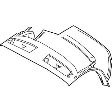 BMW 54-34-7-114-083 Folding-Top Frame With Main Bearing