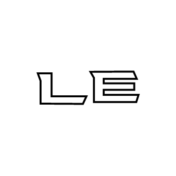 Nissan 90896-1JE0A Rear Emblem