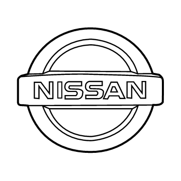 Nissan 90890-JX00A Back Door Emblem