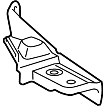 Lexus 57497-53060 Shield, Rear Floor Housing