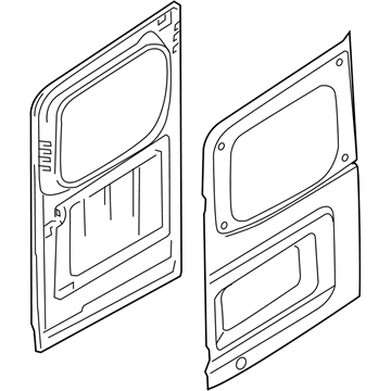 Nissan 90100-9JB0A Door Assy-Back, RH