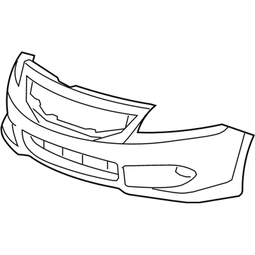 Honda 04711-TE0-A80ZZ Face, Front Bumper (Dot)