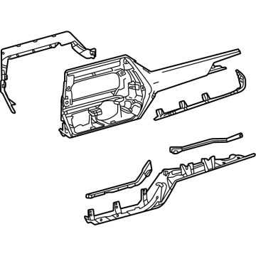 Toyota 55420-0E590 PANEL ASSY, INSTR CL