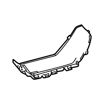 Toyota 55453-0E250-B0 COVER, INSTRUMENT PA