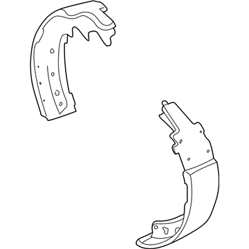 Mopar 5014126AA Shoe Kit-Drum