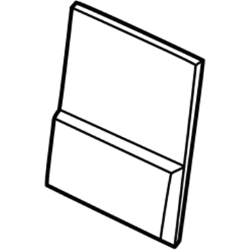 Acura 83720-SL0-000ZA Lining, Right Rear Center Bulkhead (Real Black)