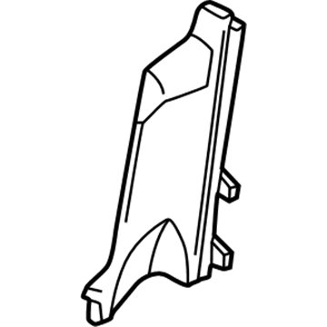 Acura 83730-SL0-A00ZA Lining, Right Rear Side Bulkhead (Real Black)
