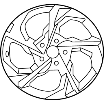 Hyundai 52910-CW100 WHEEL ASSY-ALUMINIUM