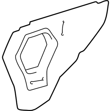 Lexus 67841-30400 Cover, Rear Door Service