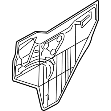 Nissan 82860-1LA0A Seal Rear Door
