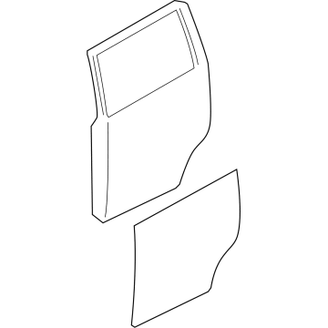 Nissan H210A-5ZAMA Door Rear LH