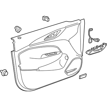 GM 13491526 Door Trim Panel