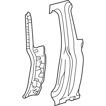 Honda 63210-S00-A12ZZ Stiffener, R. Center Pillar