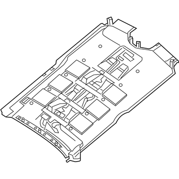 Nissan 73908-1PB1A Cloth-Roof Side, LH