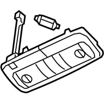 Nissan 26460-EZ30A Lamp Assembly Spot