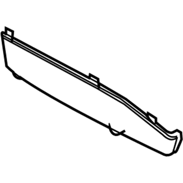 BMW 51-16-7-022-845 Trim Panel, Centre Armrest Left