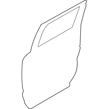 Nissan 82152-EZ00A Panel-Rear Door, Outer RH