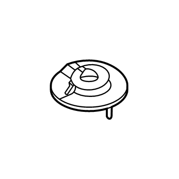 Hyundai 55333-AT000 PAD-REAR SPRING,LWR