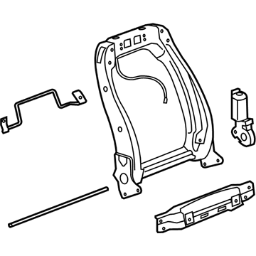 GM 22849806 Seat Back Frame