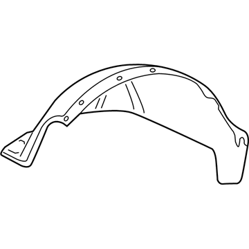 GM 15134957 Shield Asm-Front Wheelhouse Panel Splash