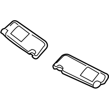 Hyundai 85210-2S570-MCH Sun Visor Assembly, Left