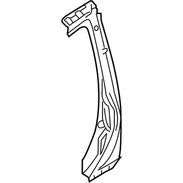 Nissan 76524-5Z030 Reinforce-Center Pillar, RH