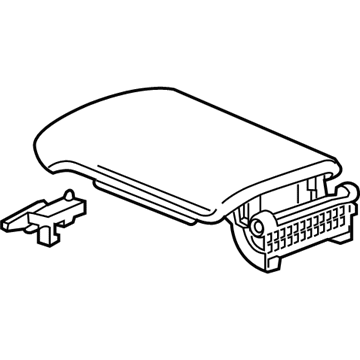 GM 84410335 ARMREST ASM-F/FLR CNSL *ASH GREY R