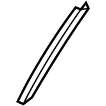 Infiniti 80816-JK00B Tape-Front Door Sash, RH