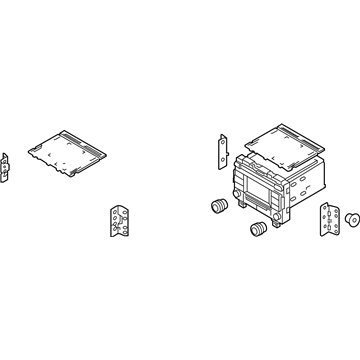Hyundai 96180-C2000-4X Audio Assembly