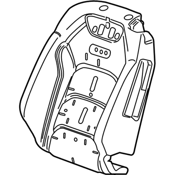 GM 84427059 Seat Back Pad