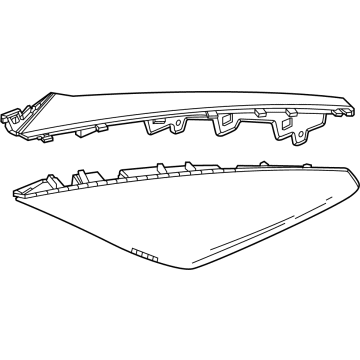 GM 87848832 APPLIQUE ASM, BODY SI UPR RR