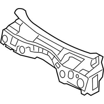 BMW 51-48-6-981-131 Sound Insulating., Splash Wall, Upper Part
