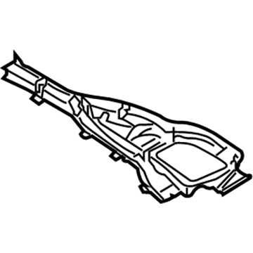 BMW 64-31-6-958-817 Housing, Microfilter, Lower Section, Left