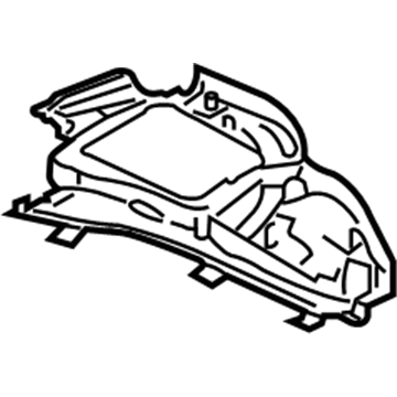 BMW 64-31-6-958-818 Housing, Microfilter, Lower Section, Right