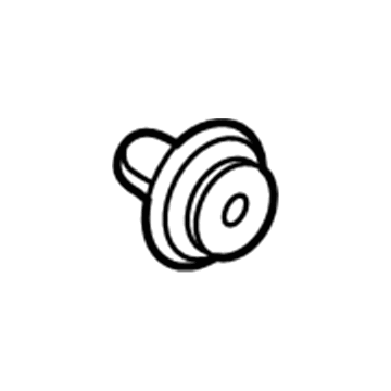 Kia 0K95A68401 Clip-APILLAR Trim