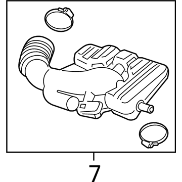 GM 13372201 Outlet Duct